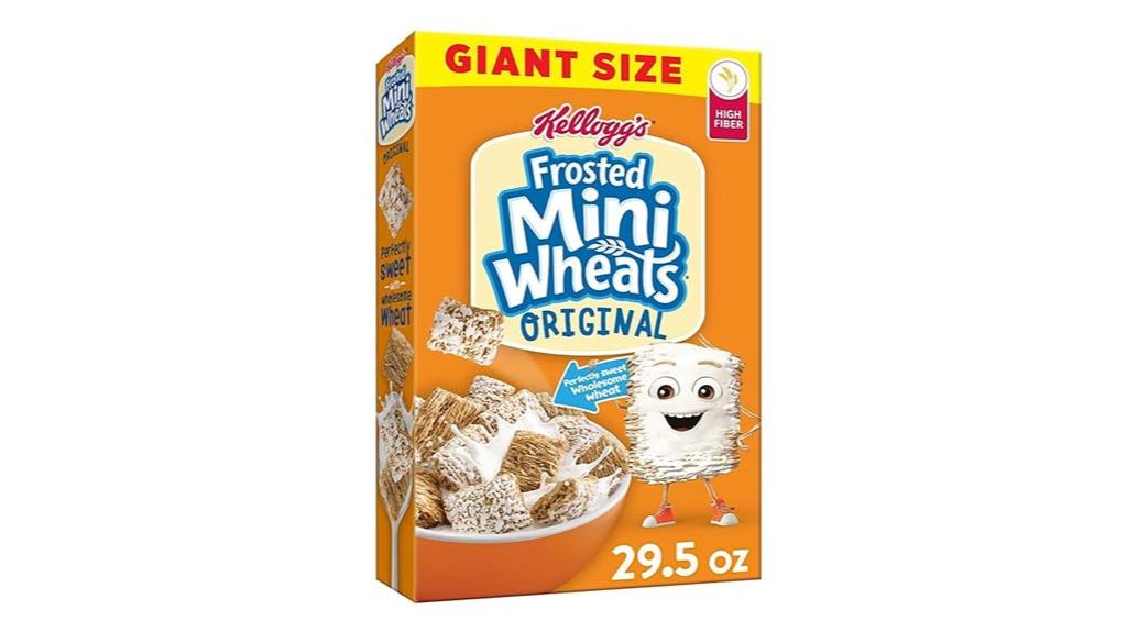 kellogg s frosted mini wheats high fiber