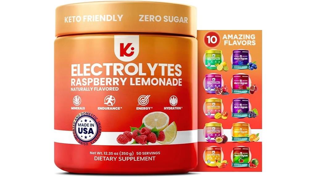 keppi electrolytes raspberry lemonade powder