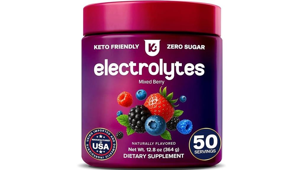 keppi mixed berry electrolytes powder