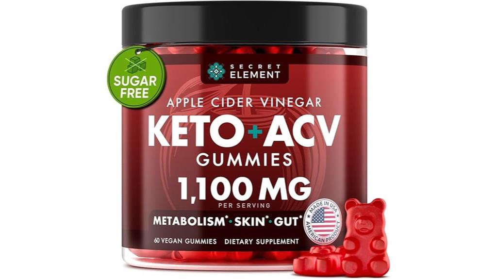 keto apple cider vinegar gummies