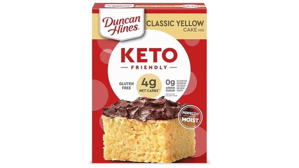 keto friendly yellow cake mix