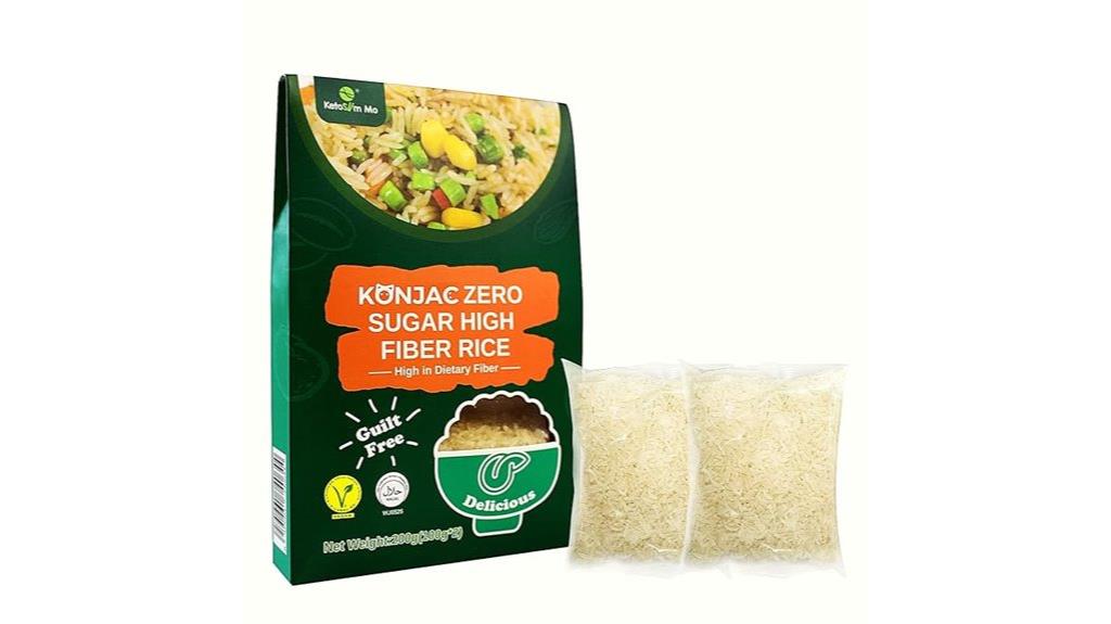 konnyaku rice vegan low carb