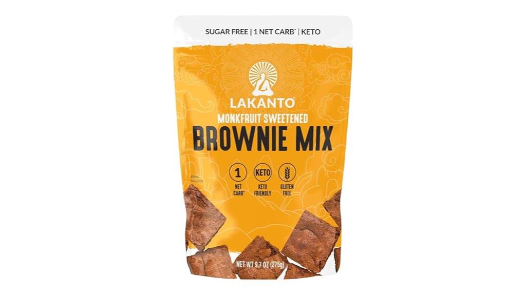 lakanto sugar free brownie mix