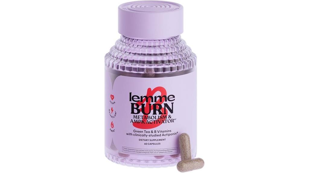 lemm burn supplement bottle details