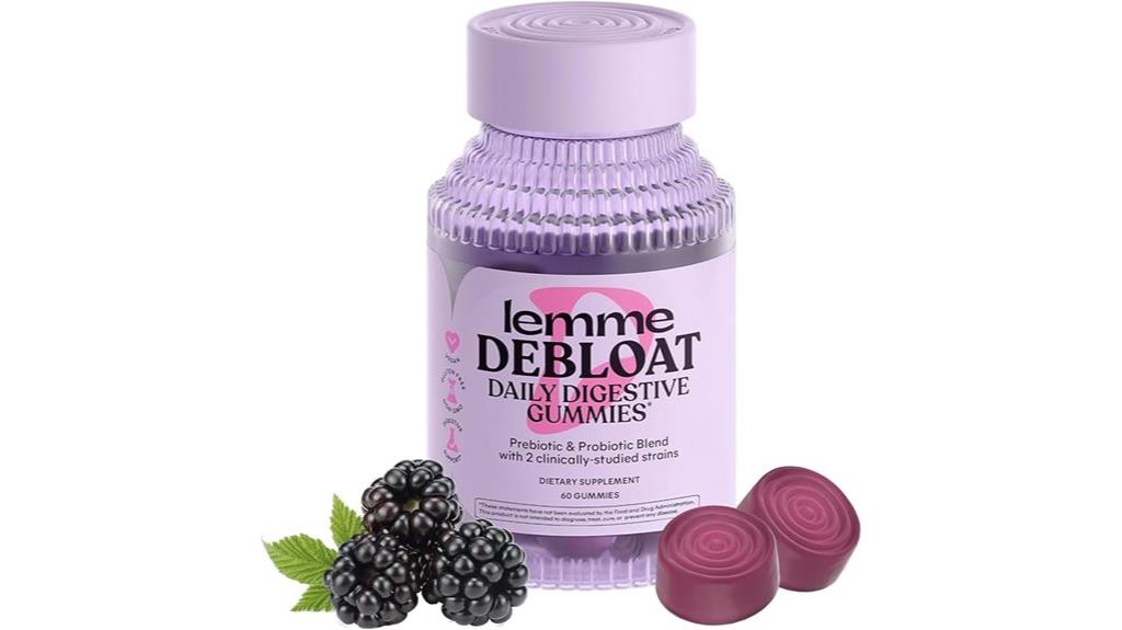 lemme debloat digestive gummies