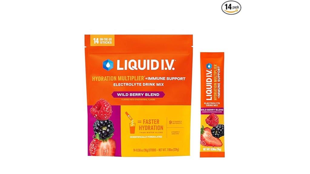 liquid i v hydration multiplier with immune support