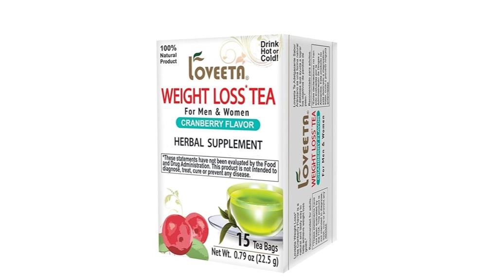 loveeta wellness cranberry tea but four words that s four