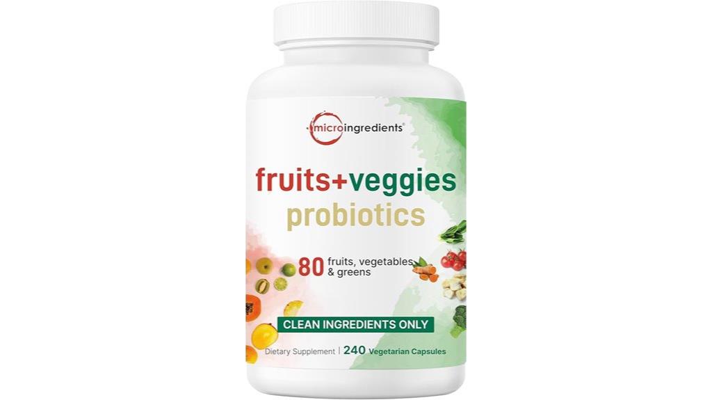 micro ingredients probiotic supplement 240 capsules