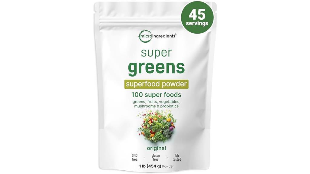 micro ingredients super greens powder