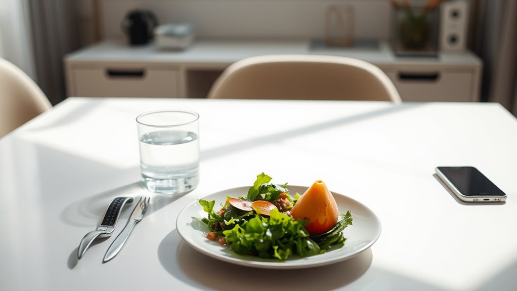 mindful eating routines plate awareness