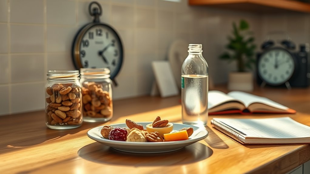 mindful timed snacking stabilizes cravings