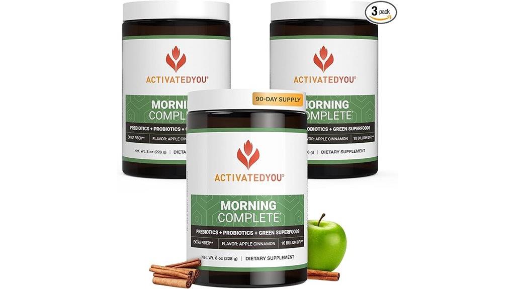 morning complete greens apple cinnamon