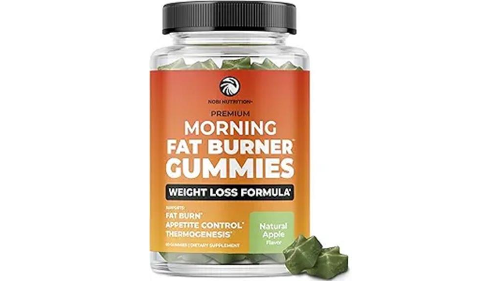 morning fat burner gummies with green tea