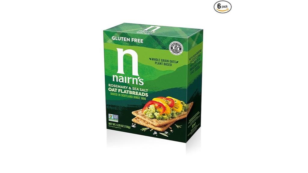 nairn s gluten free rosemary crackers