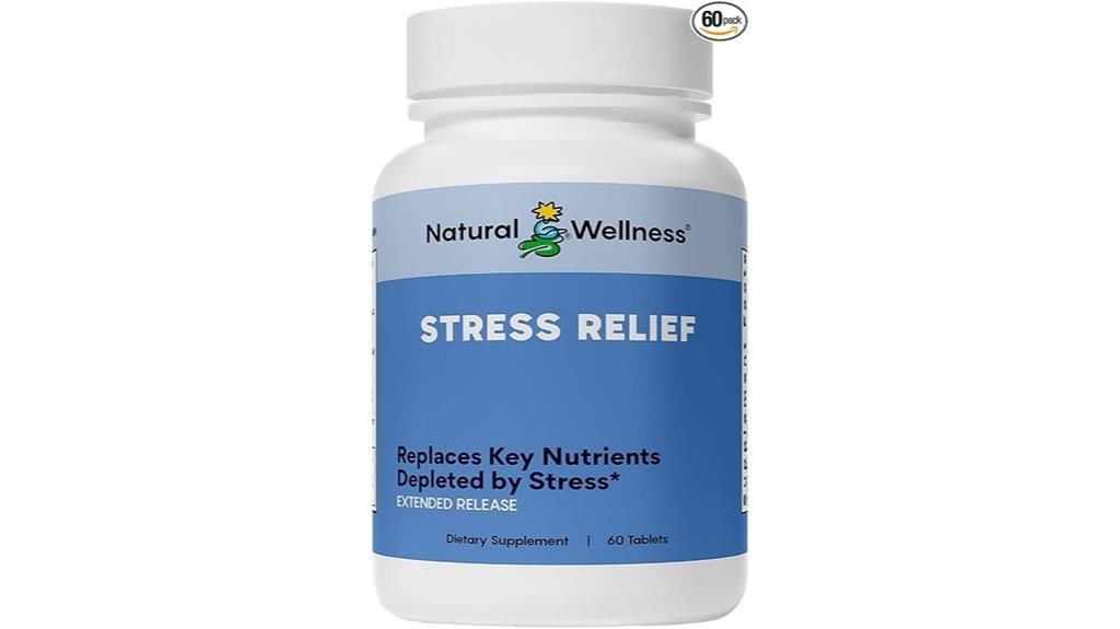 natural wellness stress relief capsules