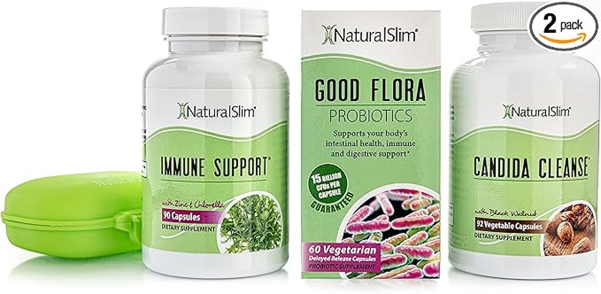 naturalslim candida cleanse kit 242 capsules