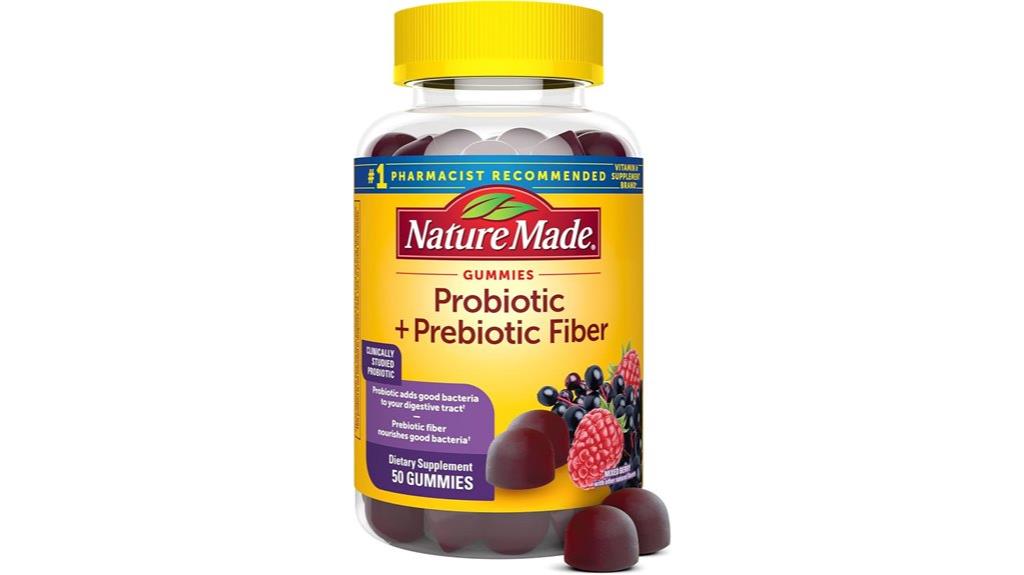 nature made probiotic prebiotic gummies