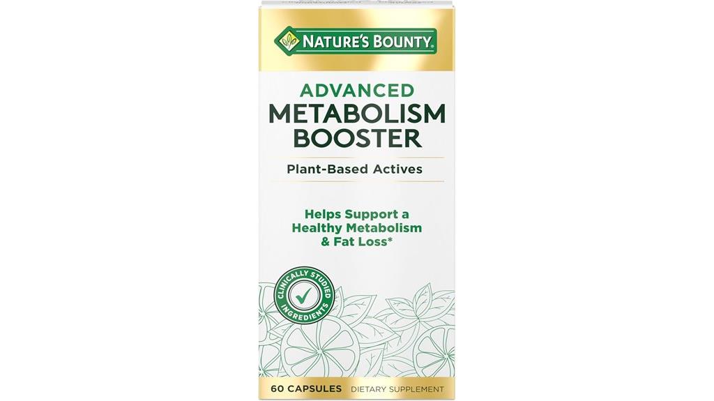 nature s bounty metabolism booster capsules