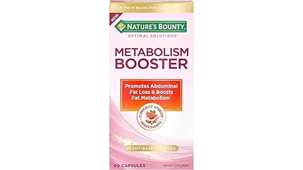 nature s bounty metabolism booster