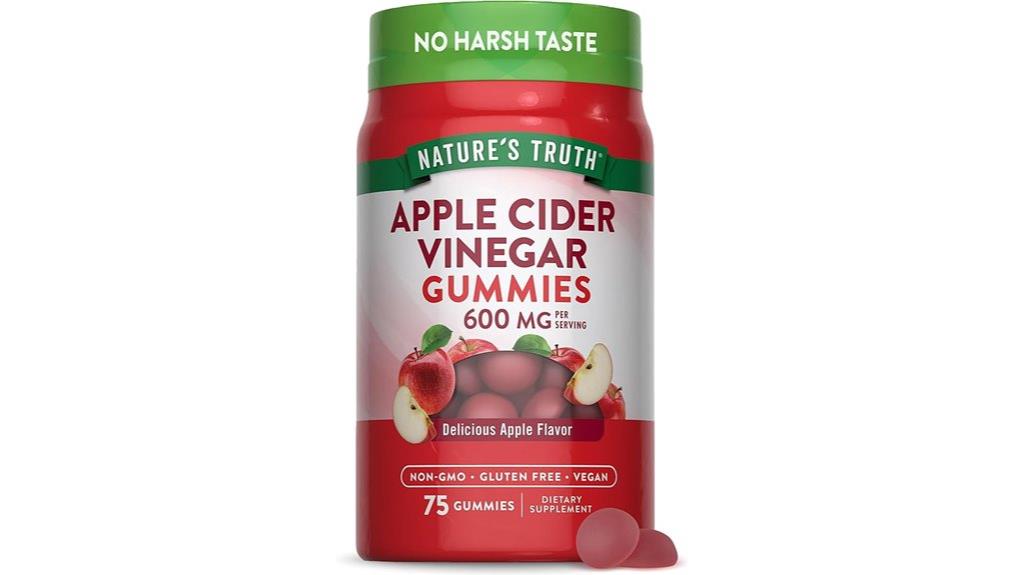nature s truth apple cider vinegar gummies