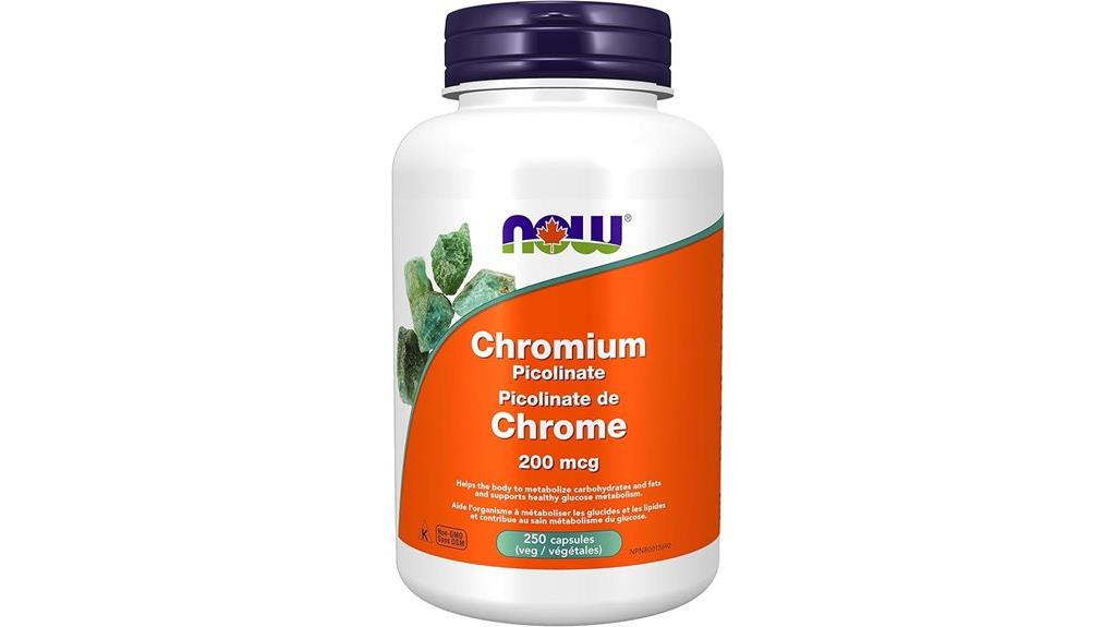now foods chromium picolinate 200 mcg