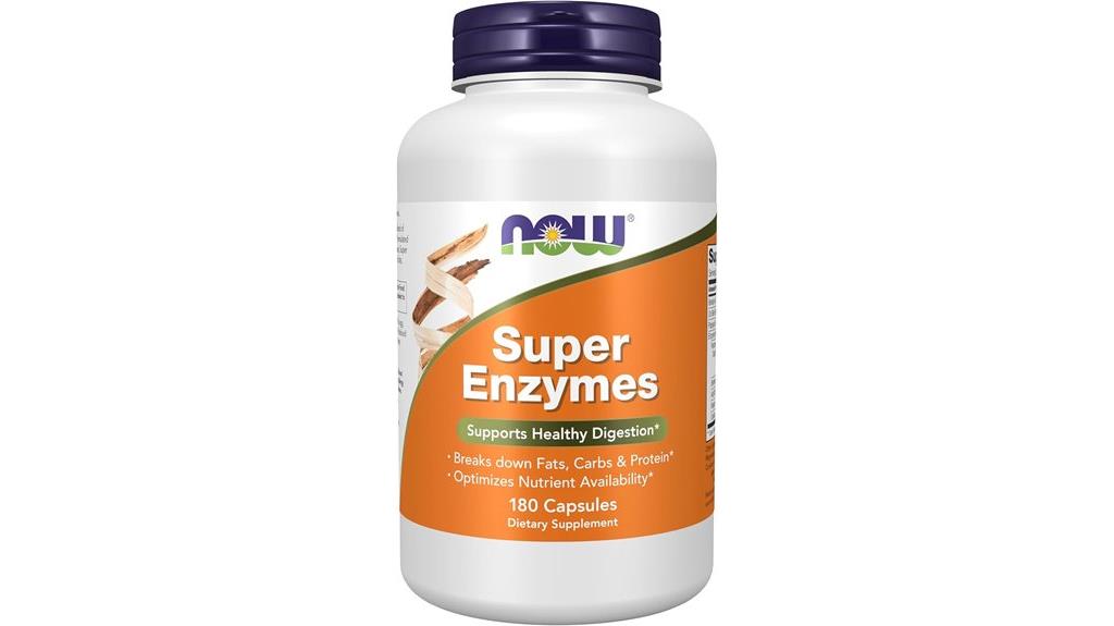 now foods super enzymes 180 capsules