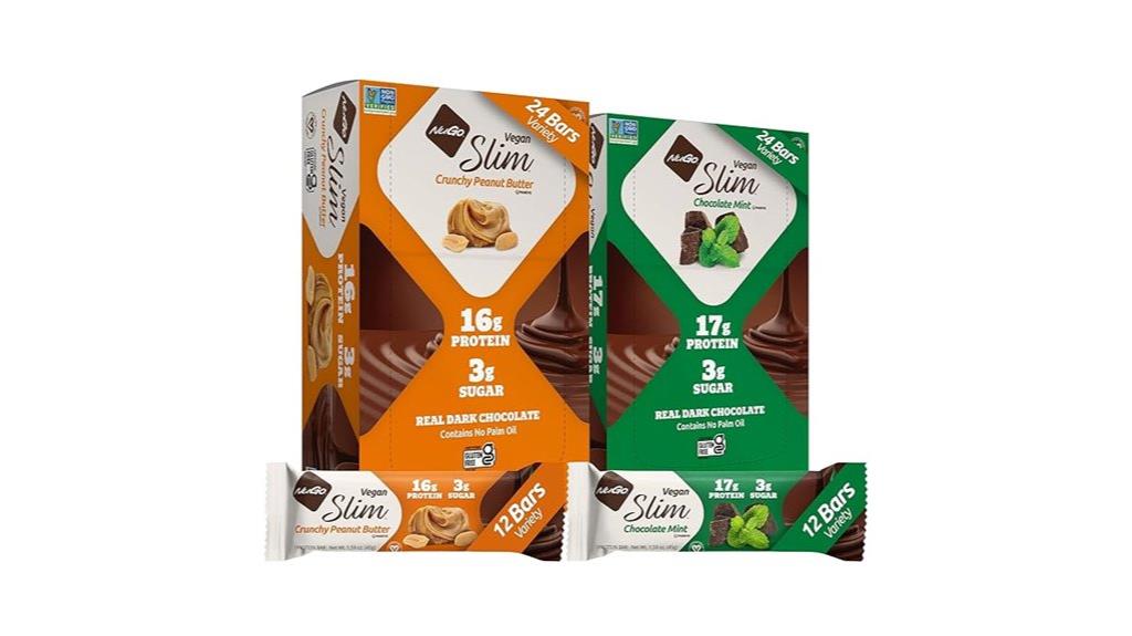 nugo slim vegan bars keto protein