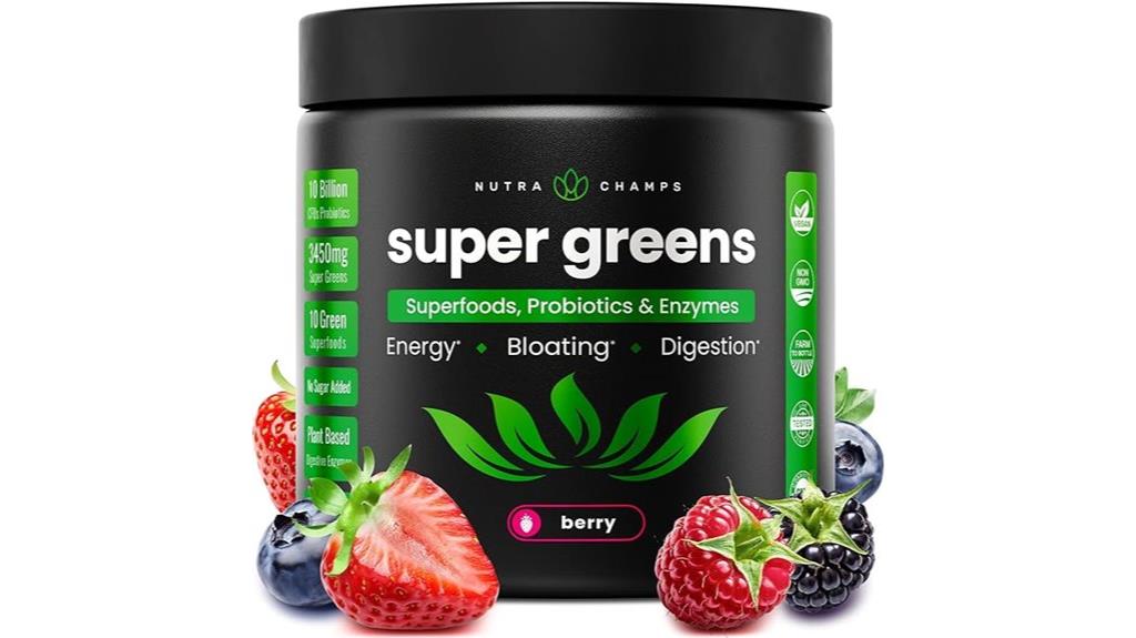 nutrachamps super greens powder