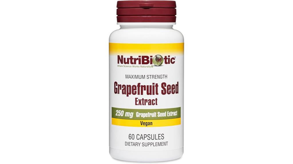 nutribiotic gse capsules with bioflavonoids