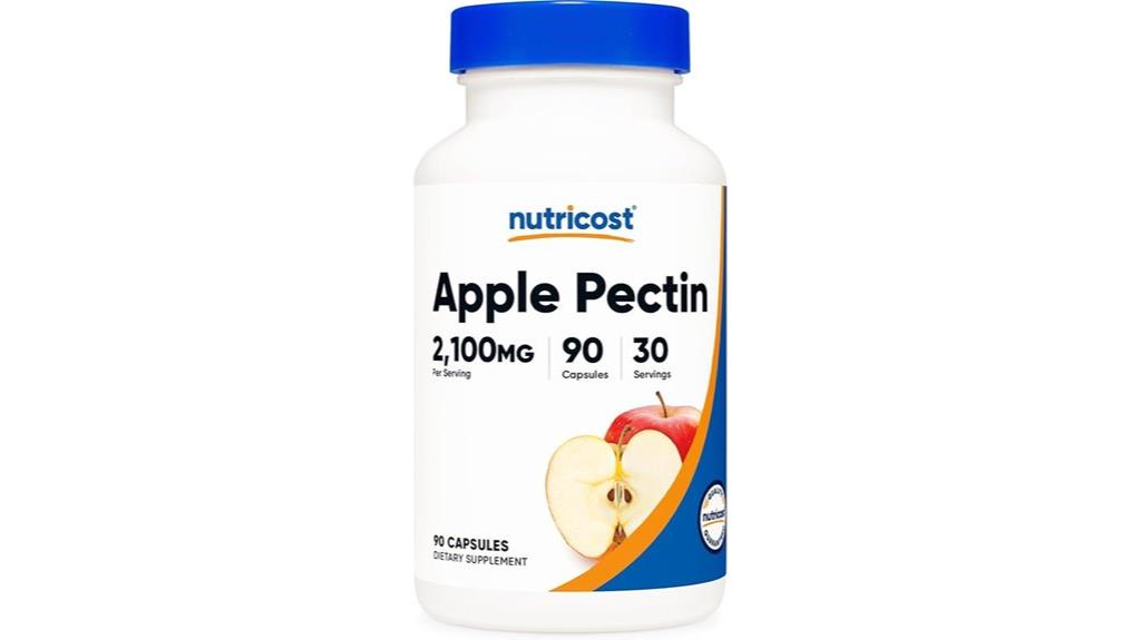 nutricost apple pectin capsules