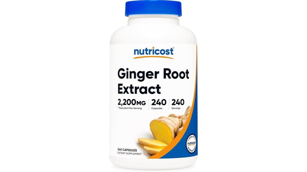 nutricost ginger root extract