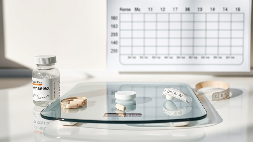 objective data weight body fat circumference