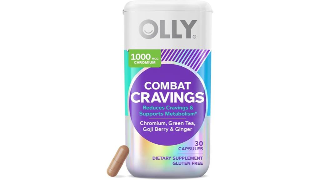 olly combat cravings supplement count
