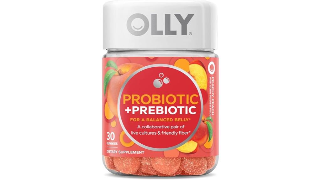 olly probiotic prebiotic gummy