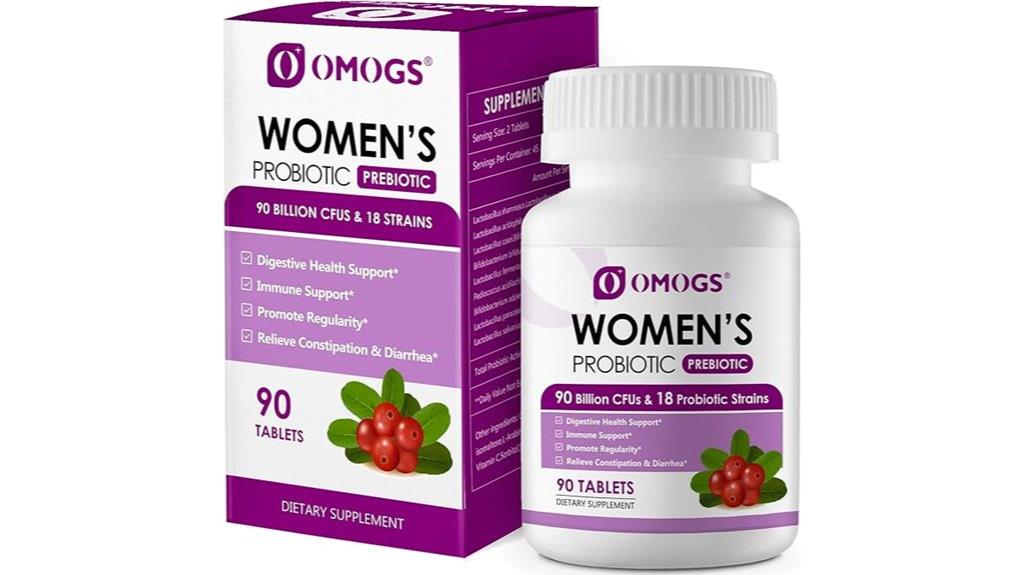 omogs probiotic 90b with cranberry