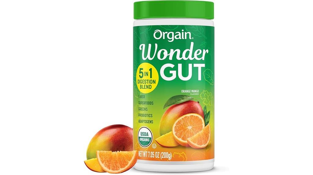 orgain gut fiber probiotic powder