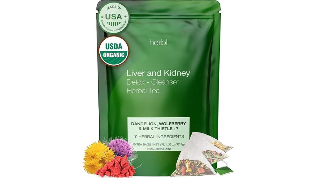 organic dandelion tea blend