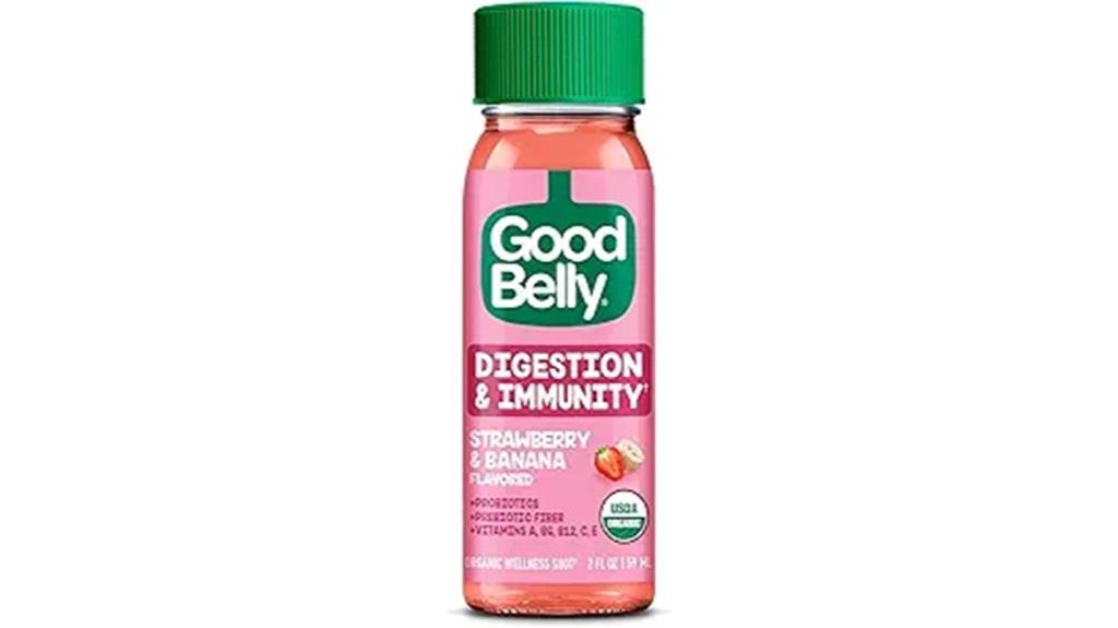 organic strawberry banana shot 2 oz