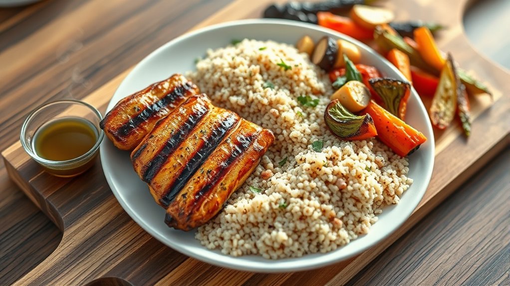 pair carbs with protein for satiety