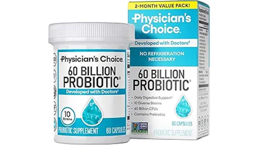 physician s choice probiotics details 60b cfu