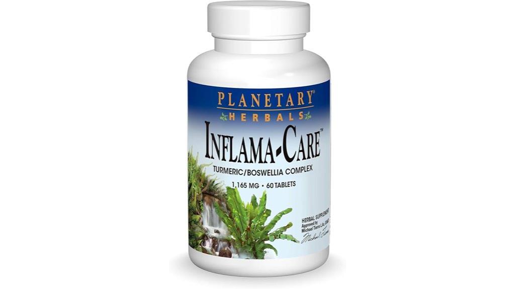 planetary herbals turmeric boswellia tablets