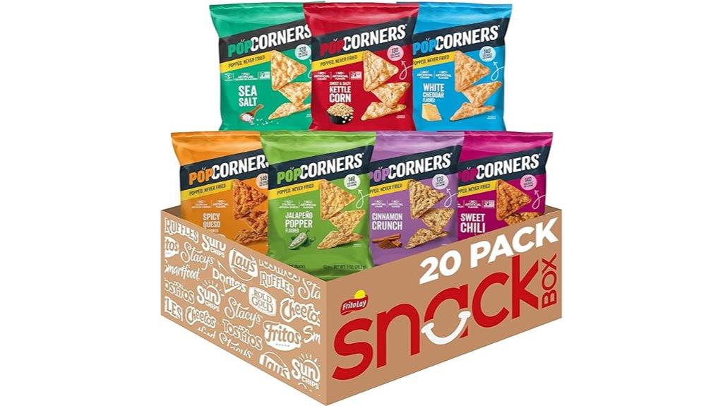 popcorners 20 pack snack variety