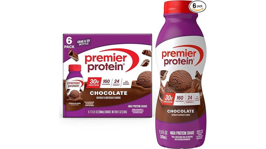 premier protein shake chocolate 30g 6 pack