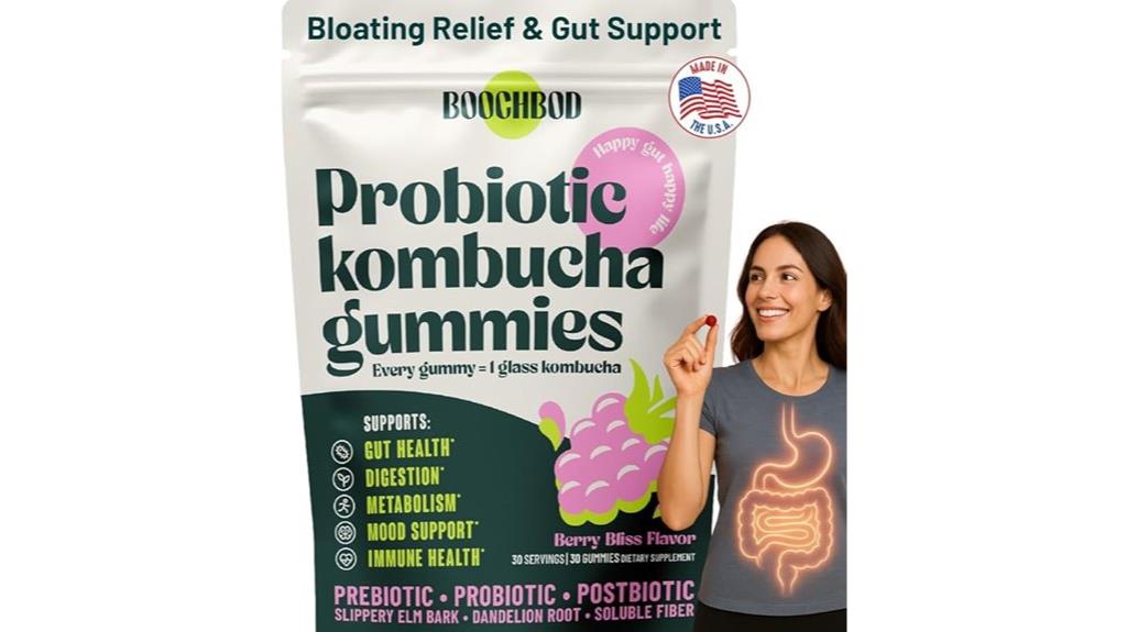 probiotic kombucha gummy details included