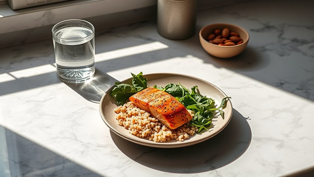 protein timing stabilizes appetite and fullness