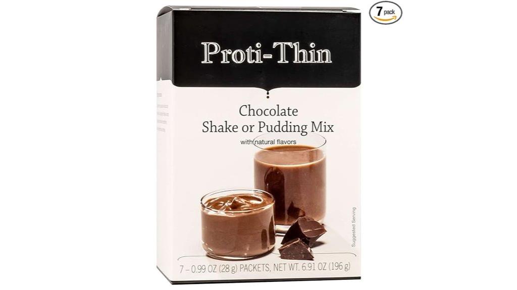 proti thin high protein pudding shake mix