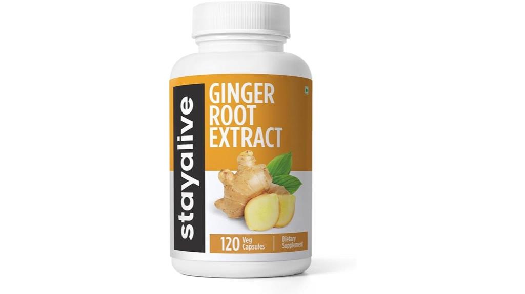 pure ginger root capsules