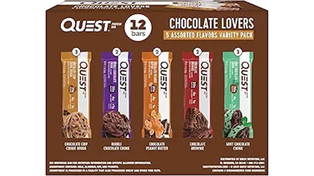 quest nutrition chocolate lovers variety pack