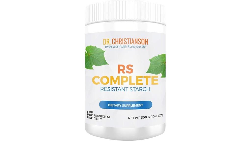 resistant starch powder with organic banana flour