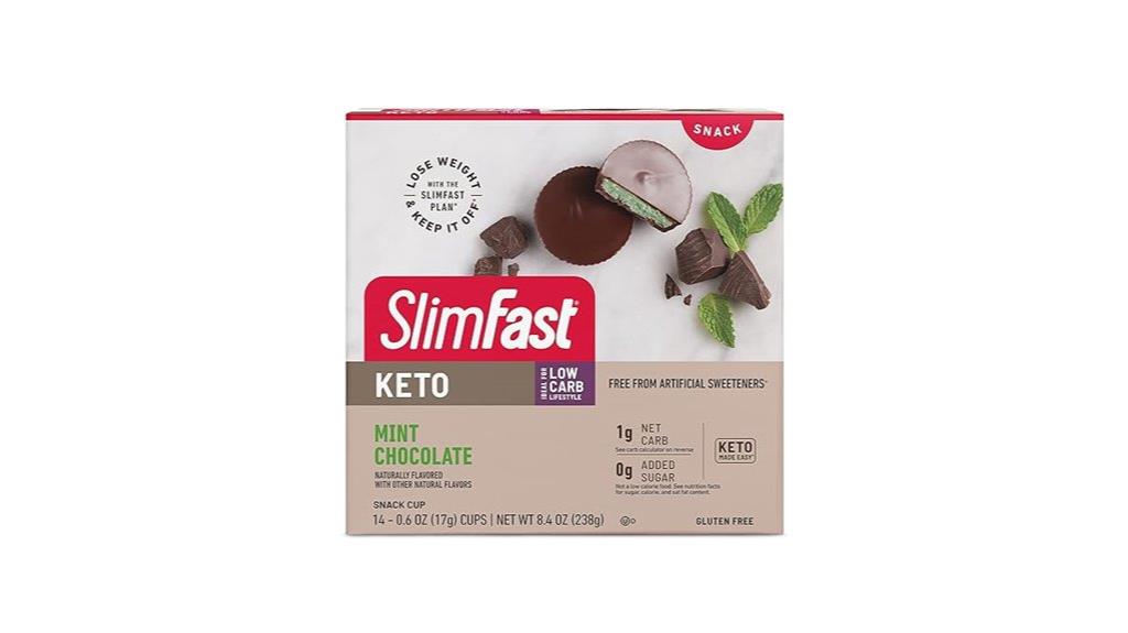 slimfast mint chocolate fat bombs